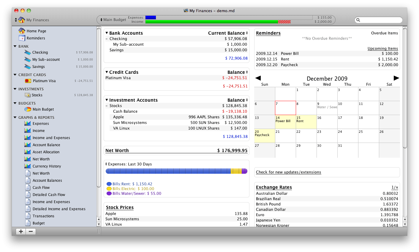 home budget software for mac